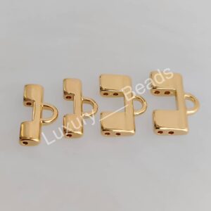 Концевик Tila двойной широкий (золото 24KT)